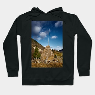 Hay stacks and mountains Hoodie